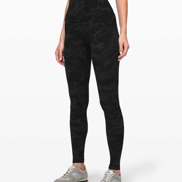 Lululemon Align Super-High Rise Pant 28" - 4 Incognito Camo Multi Grey - Picture 1 of 7